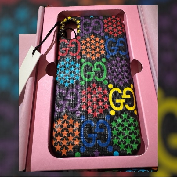 Gucci Multicolor iPhone X/XS Case - Picture 1 of 1